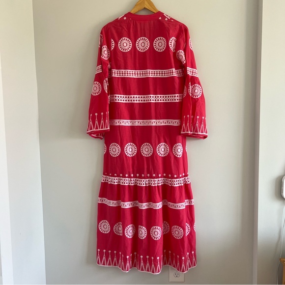 Oliphant Red Maxi Dress - Picture 3 of 12